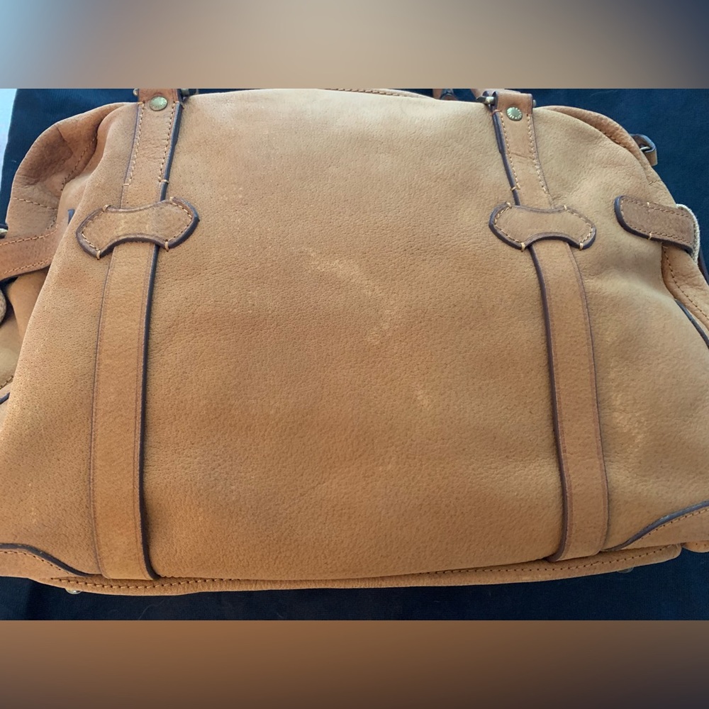 NWT The Kelli Dooney & Bourke Bag Saddle Tan Alto Montecatini Italy Satchel - Picture 4 of 16